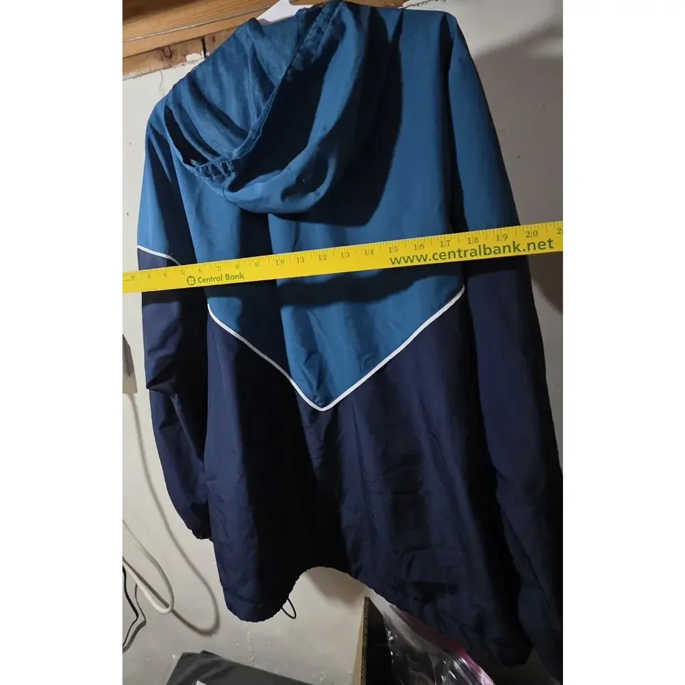 Adidas Originals Skateboarding Climalite Windbreaker Jacket Blue Navy M Trefoil